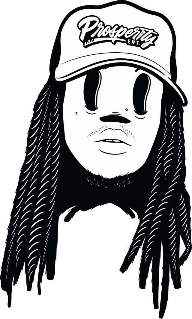 Dopeboy Diesel, illustrated portrait
